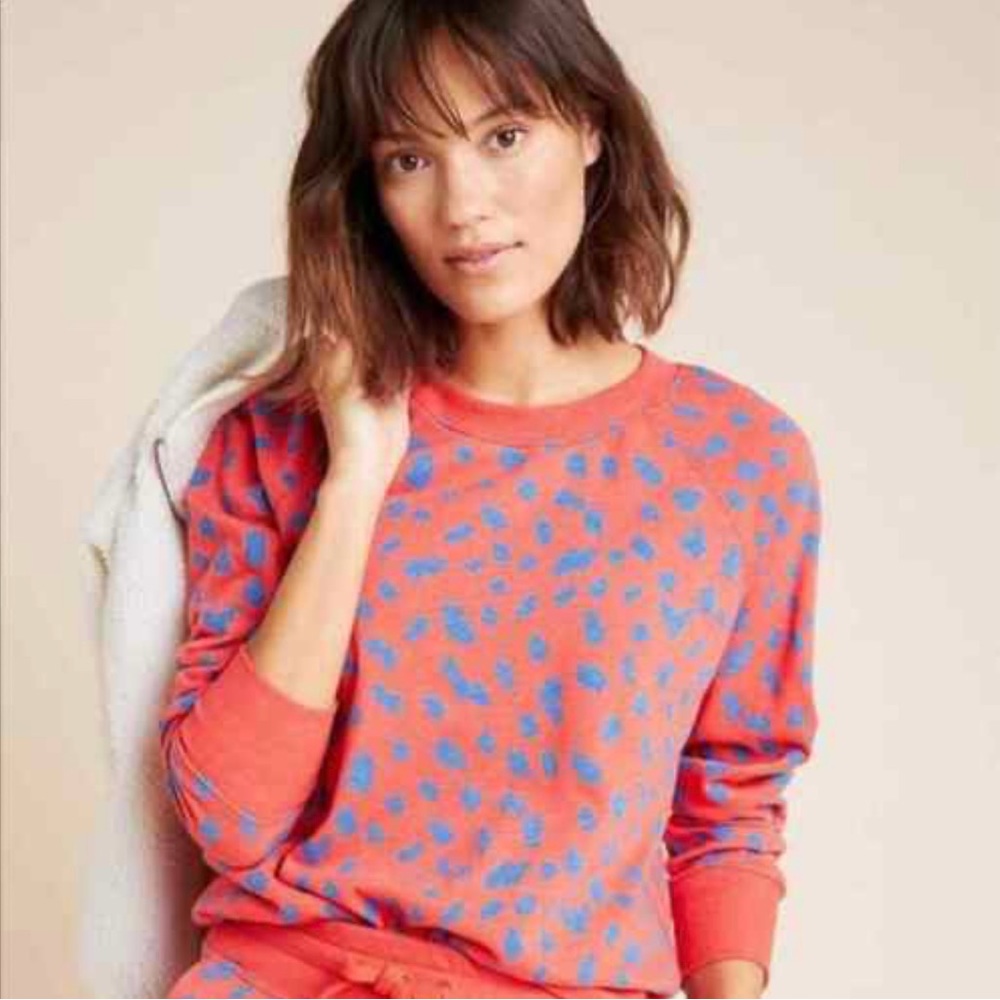 Sundry Abstract Dots Raglan Sleeve Sweatshirt - image 2